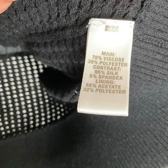 ST. JOHN COLLECTION Stretch Mesh Bomber Jacket Caviar - Picture 9 of 11